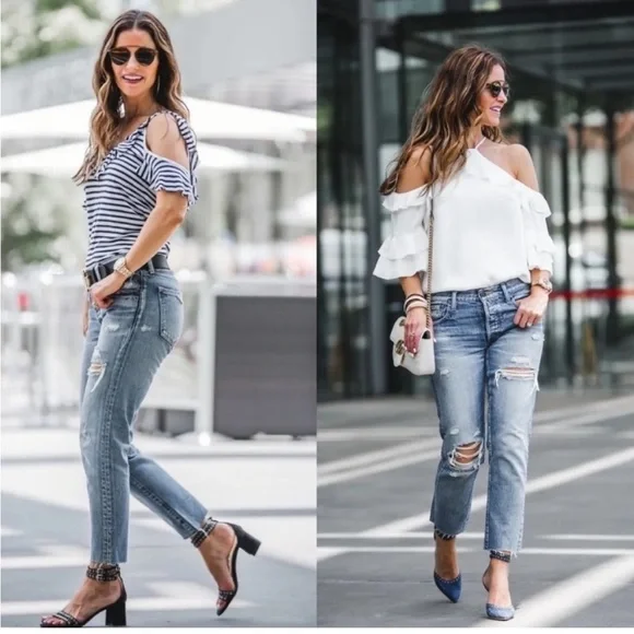 Moussy Bowie Tapered Jeans in Blue - Picture 6 of 16